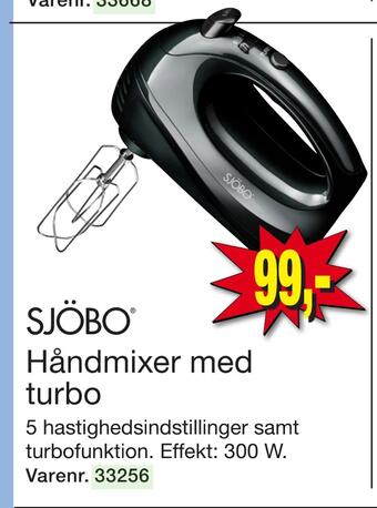 Harald Nyborg Håndmixer med turbo tilbud