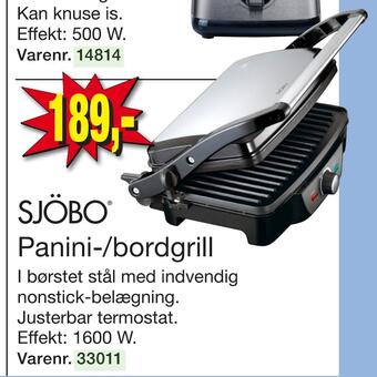 Harald Nyborg Panini-/bordgrill tilbud