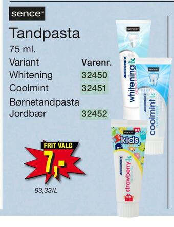 Harald Nyborg Tandpasta tilbud