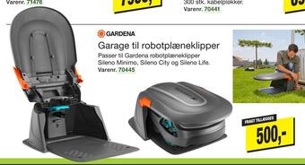 Harald Nyborg Garage til robotplæneklipper tilbud