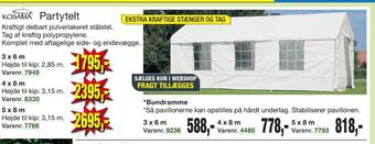 Harald Nyborg Partytelt tilbud