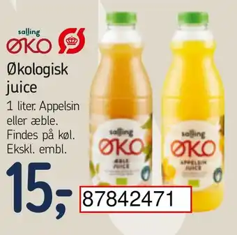 Føtex Salling Økologisk Juice 1 Liter tilbud
