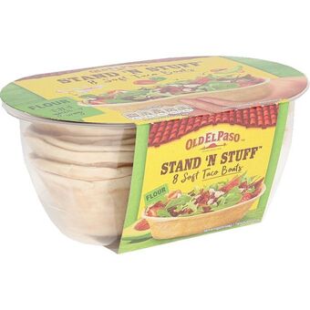 Old el paso - 2 x tortilla skåle stand n stuff