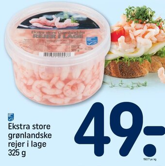 REMA 1000 Ekstra store grønlandske rejer i lage tilbud