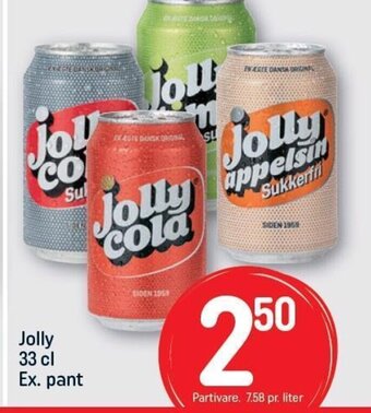 REMA 1000 Jolly 33 cl Ex. pant tilbud