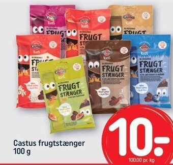 REMA 1000 Castus frugtstænger 100 g tilbud