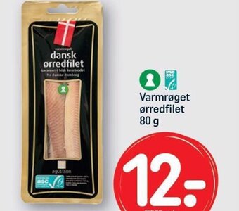 REMA 1000 Varmrøget ørredfilet 80 g tilbud