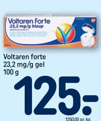 REMA 1000 Voltaren forte 23,2 mg/g gel 100 g tilbud