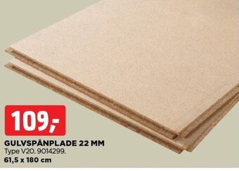 jem & fix GULVSPÅNPLADE 22 MM tilbud