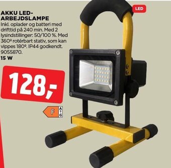 jem & fix AKKU LED-ARBEJDSLAMPE tilbud