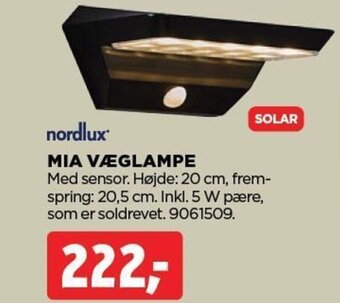 jem & fix MIA VÆGLAMPE tilbud