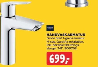 jem & fix HÅNDVASKARMATUR tilbud
