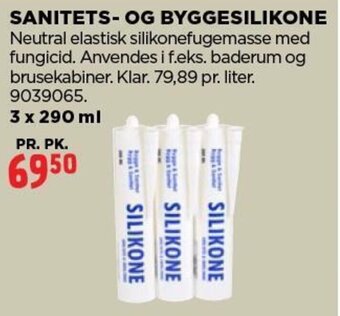 SANITETS- OG BYGGESILIKONE