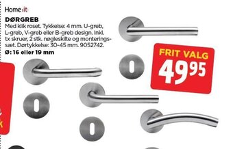 jem & fix DØRGREB tilbud