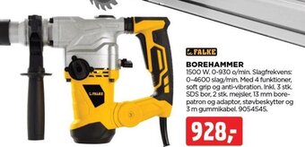 jem & fix FALKE BOREHAMMER tilbud