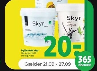 Netto Skyr 1 kg tilbud