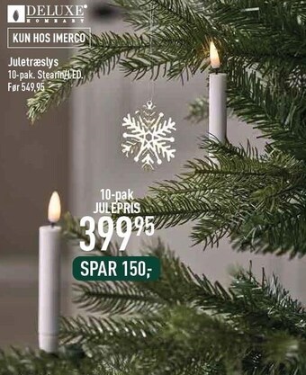 Juletræslys 10-pak