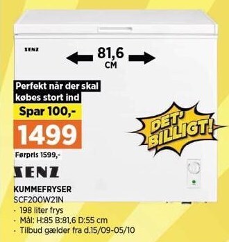 Power Senz kummefryser tilbud