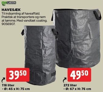 jem & fix GARDEN HAVESÆK tilbud