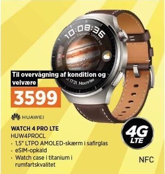 Power Watch 4 pro lte tilbud