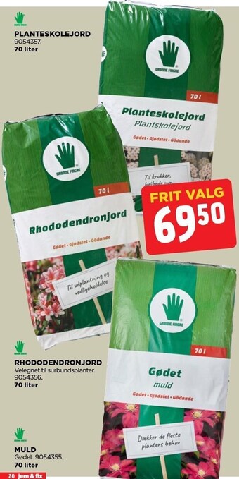 jem & fix Planteskolejord tilbud