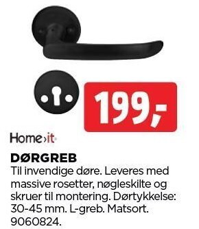 jem & fix Home it dørgreb tilbud