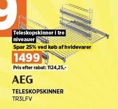 Power Aeg teleskopskinner tilbud