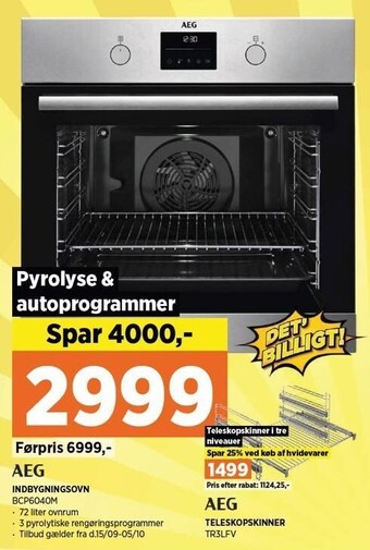 Power Aeg indbygningsovn tilbud