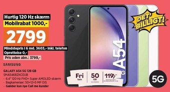 Power Samsung galaxy a54 5g 128 gb tilbud