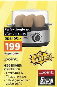 Power Æggekoger tilbud