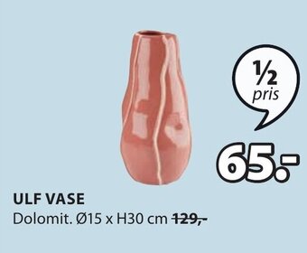 JYSK ULF VASE tilbud