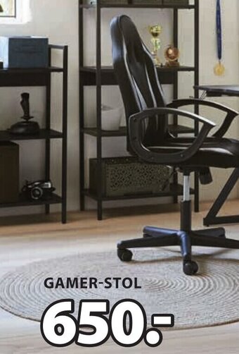 JYSK HARLEV GAMER-STOL tilbud