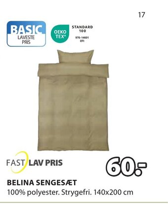 JYSK BELINA SENGESÆT tilbud
