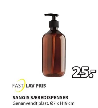 JYSK SANGIS SÆBEDISPENSER tilbud