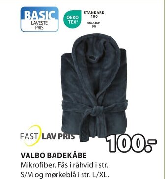 JYSK VALBO BADEKÅBE tilbud