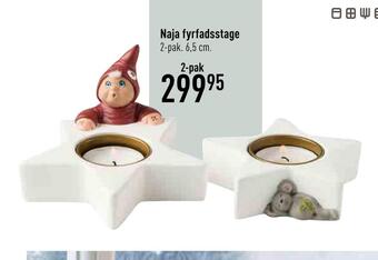 Imerco Naja fyrfadsstage tilbud