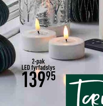Imerco 2-pak led fyrfadslys tilbud