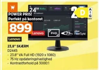 Power Lenovo monitor tilbud