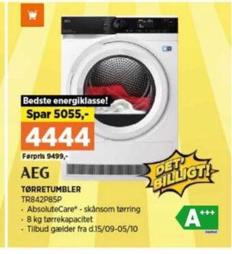 Power Aeg tørretumbler tilbud