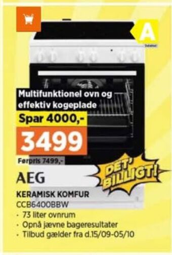 Power Aeg komfur tilbud