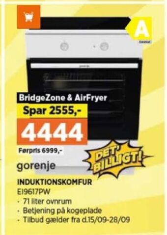 Power Gorenje komfur tilbud