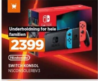 Nintendo switch spillekonsol