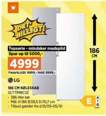 Power Lg køleskab tilbud