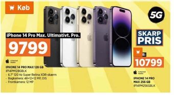 Power Iphone 14 pro max mobiltelefon tilbud