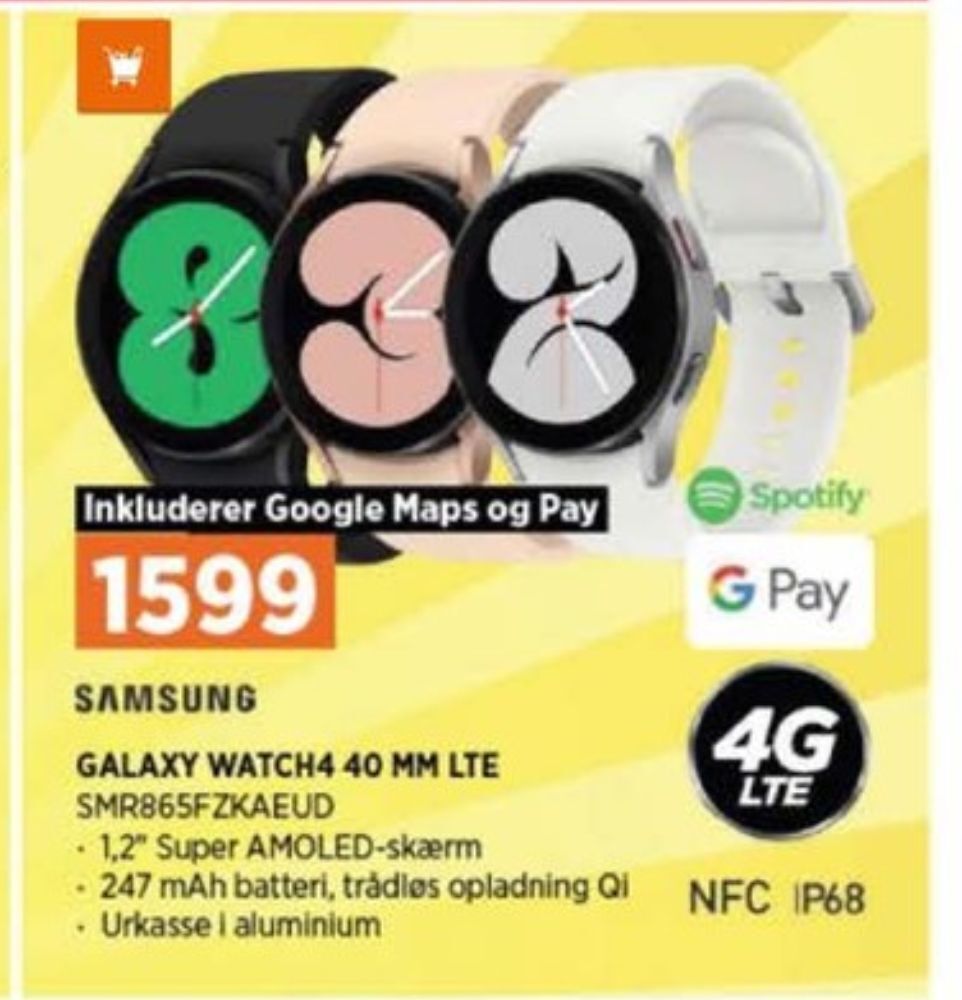 Samsung smartwatch tilbud hos Power