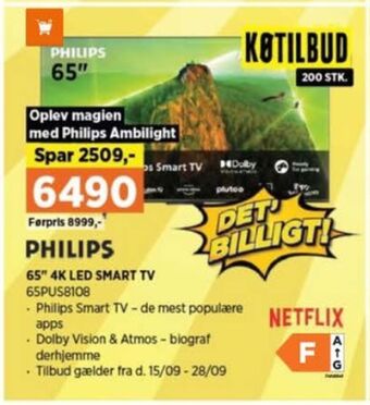 Power Philips tv tilbud