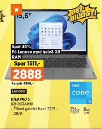 Power Lenovo bærbar pc tilbud
