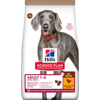 Hill's science plan no grain large breed adult, kylling 12 kg