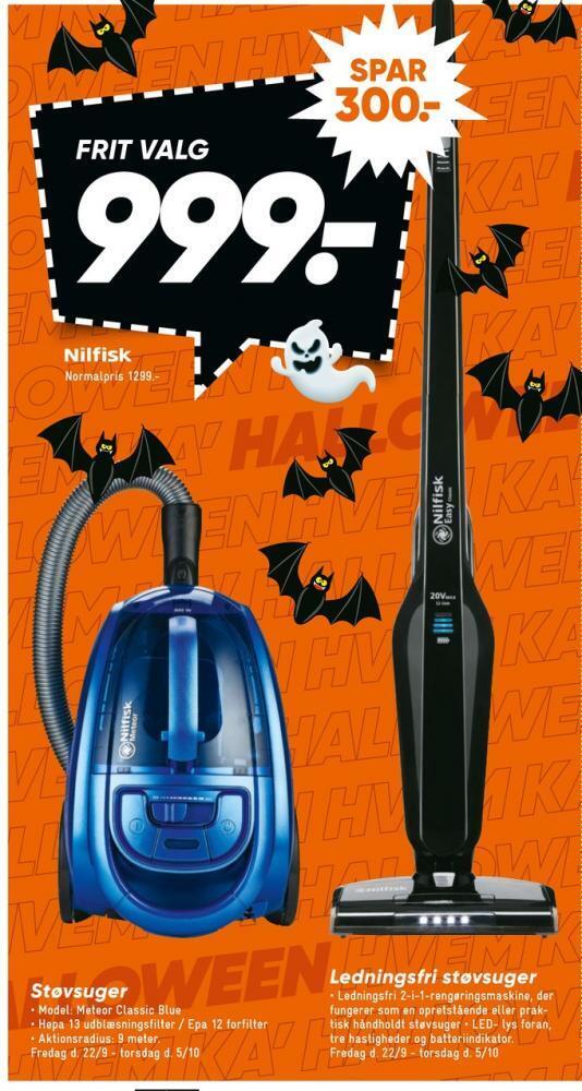 Nilfisk støvsuger tilbud hos Bilka