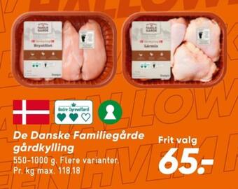 De danske familiegårde kyllingebrystfilet
